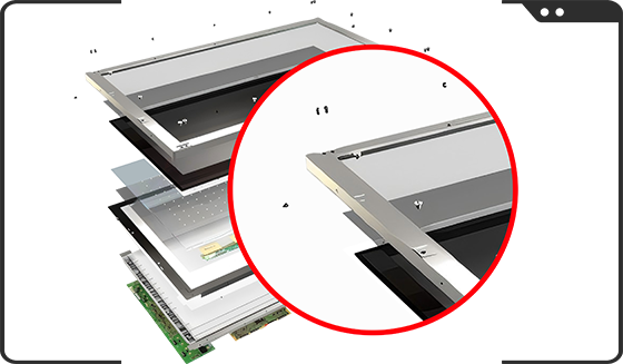 01 Screen and border bonding